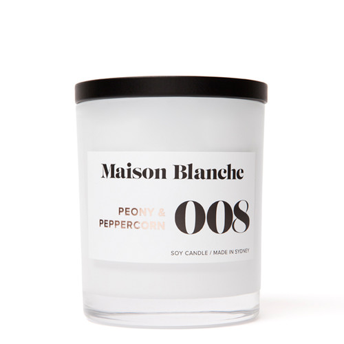 008 Peony & Peppercorn / Large Candle