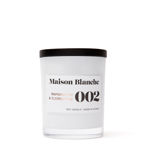 002 Paperwhite & Clementine / Medium Candle