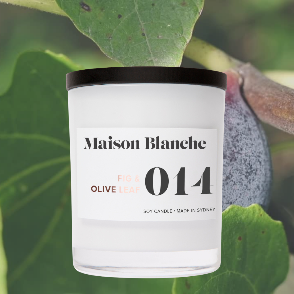 Alternate image for 014 Fig & Olive Leaf / Large Candle