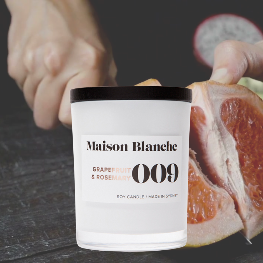 Alternate image for 009 Grapefruit & Rosemary / Medium Candle