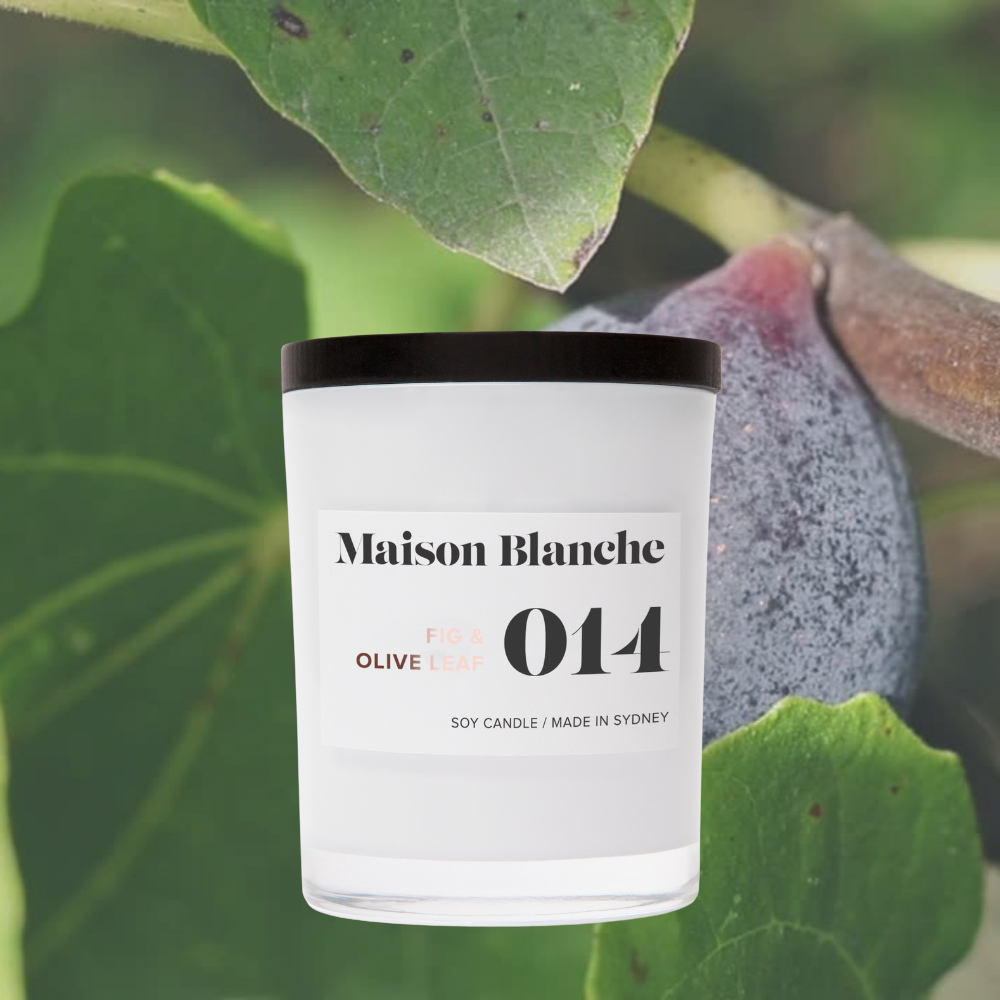 Alternate image for 014 Fig & Olive Leaf / Medium Candle