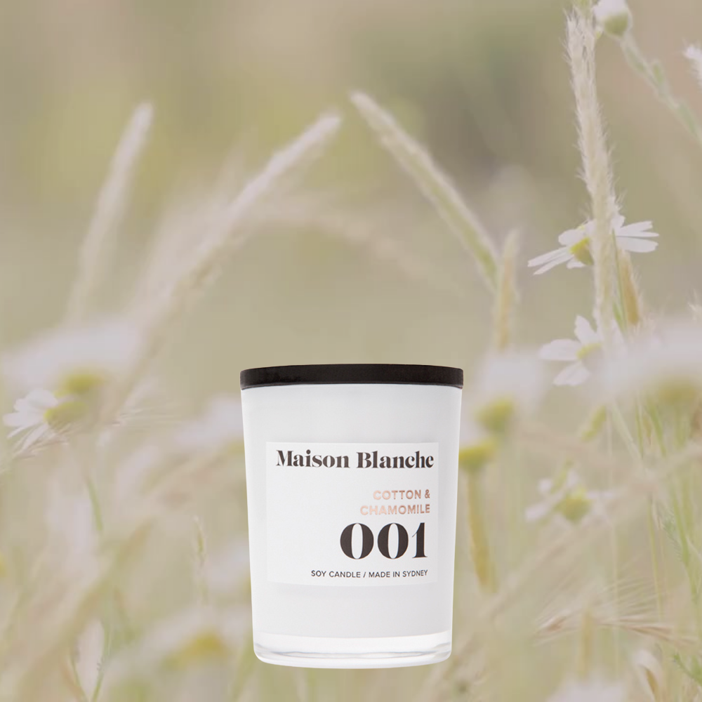 Alternate image for 001 Cotton & Chamomile / Small Candle
