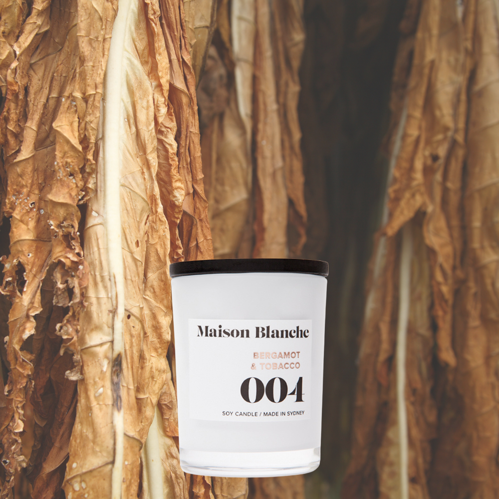 Alternate image for 004 Bergamot & Tobacco / Small Candle