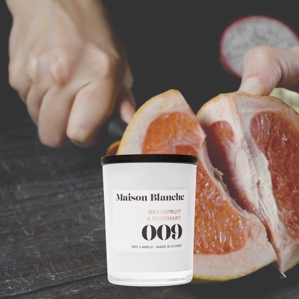 Alternate image for 009 Grapefruit & Rosemary / Small Candle