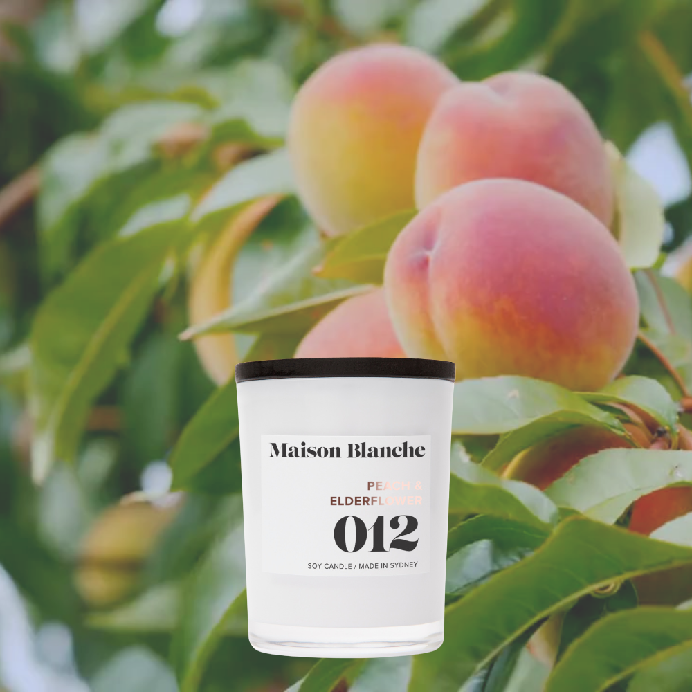 Alternate image for 012 Peach & Elderflower  / Small Candle