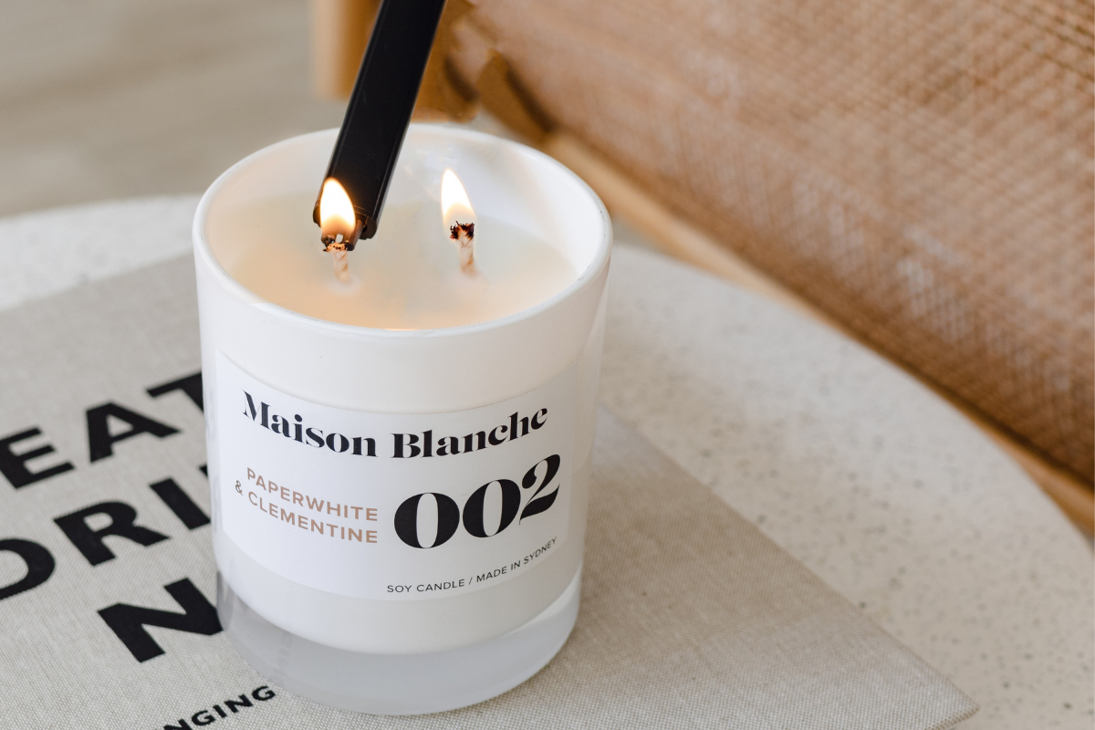 Candle first burn