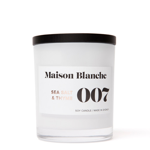 007 Sea Salt & Thyme / Large Candle