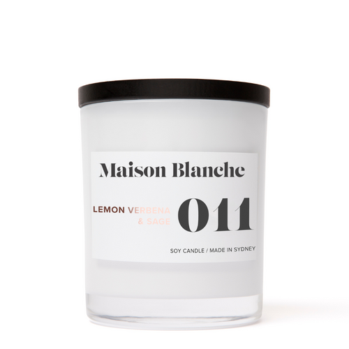 011 Lemon Verbena & Sage / Large Candle