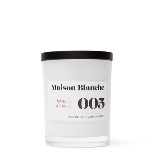 005 Vanilla & Cacao / Medium Candle